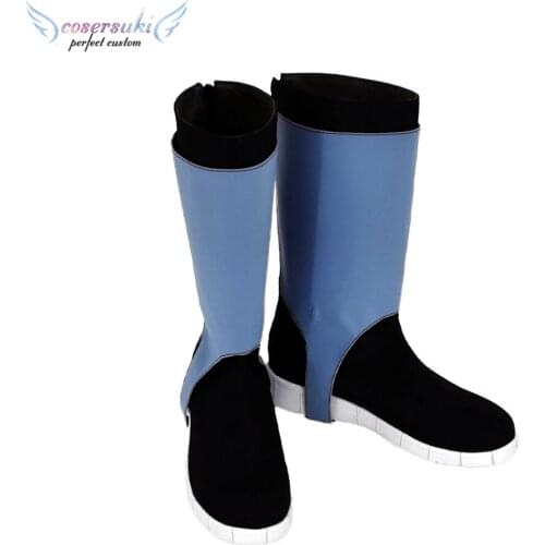 Akudama Drive Hacker Cosplay Shoes Boots Custom Made for Halloween Christmas Carnival