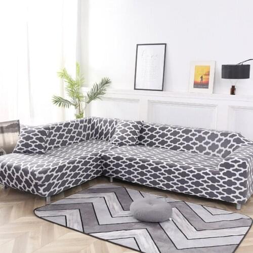 Couch sofa corner slipcovers armchair decoration elastic spandex for living room sofa cover stretch floral printed