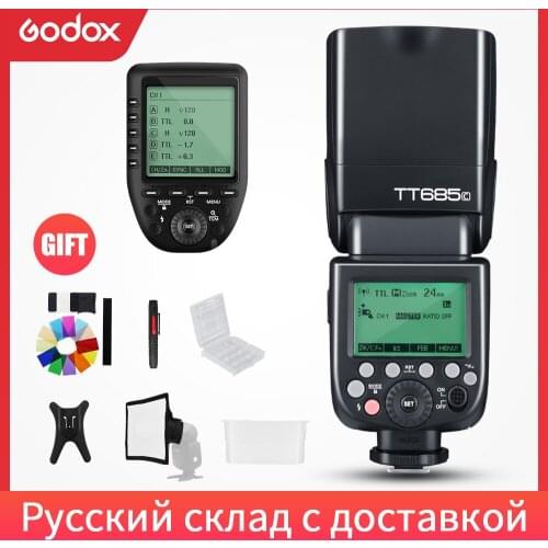 Godox TT685C TT685S TT685N TT685F TT685O TTL HSS Camera Speedlight Flash with Xpro Transmitter for Canon Sony Nikon Fuji Olympus