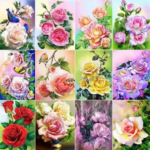 XUEQIXIAOZU Full Round Animal Bird Diamond Embroidery 5D DIY Diamond Painting Home Decoration Gifts New Product Explosion