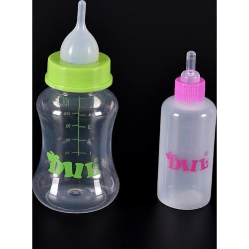 1 set Pet Feeding Bottle Feeding Nursing Bottle Nipple Brush Kit For Dog Puppy Cat Kitten Pet 60ml/150ml
