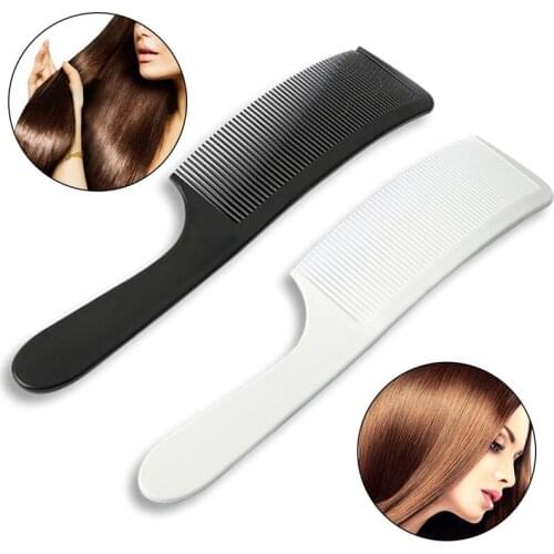 1Pc Professional Curved Shaver Hair Clipper Cutting Comb Barber Flat Top Comb Anti-static Salon Cutting Comb Hairdressing Brush