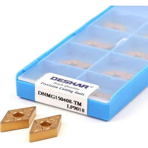 10Pcs DNMG150404-TM LF9018 DNMG150408 CNC Lathe Machining Steel Parts Turning Carbide insert High Temperature Resistants Coating