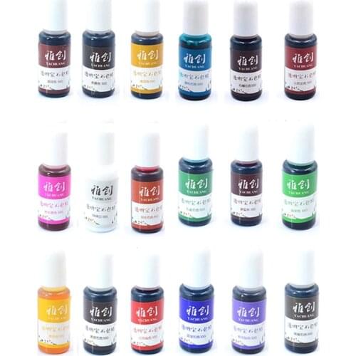 18 Colors Epoxy Resin Pigment Liquid Resin Colorant Pigment Resin Colorant Dye Crystal Mold Soap Making