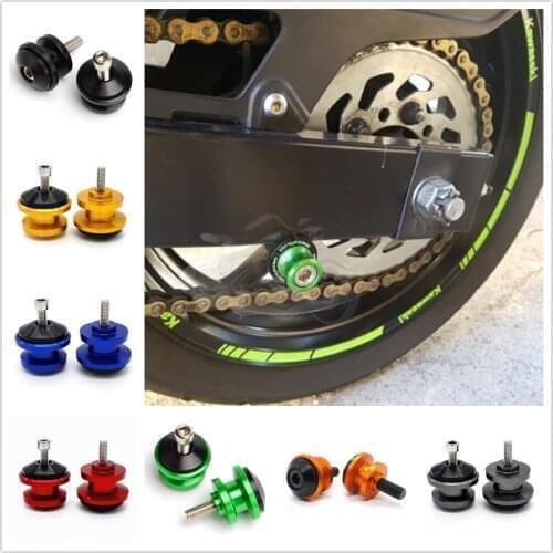 8mm Swing Arm Stand Screw Sliders Spools Fit for GSXR600 GSX-R 750 GSXR 1000 GSX-R1100 GSX1300R HAYABUSA GSX-S1000 GSX-S750