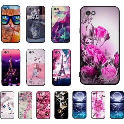 Case for LG Q6 Q6a Q6+ M700 Case Coque Soft TPU Silicone Luxury Back Cover for LG Q6 Q6a Q6+ M700 Cover Fundas Capas