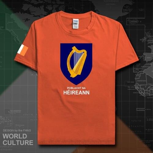 Eire Ireland men t shirts fashion jerseys nation team cotton t-shirt meeting fitness clothing tees country flag The Irish IRL 20