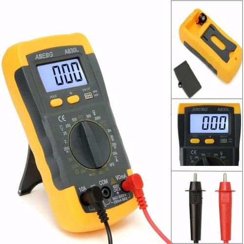 GGATC 2020 Digital LCD Multimeter Voltmeter Ammeter Ohmmeter Multimeter Volt AC DC Tester Meter