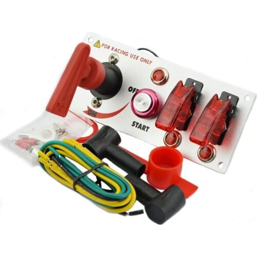 Racing modified panel switch start switch power off switch racing car with light switch 12v
