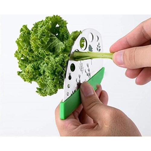 Herb Stripper, Stainless Steel Kale and Herb Stripping Tool/ Vegetable Leaf Remover/ Separator, Kitchen Gadgets