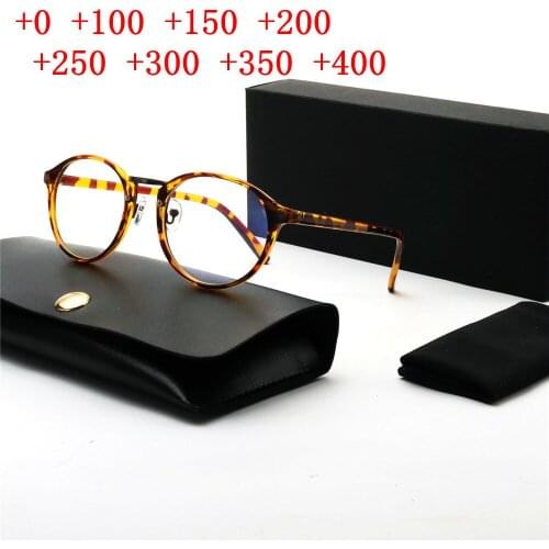 Leopard round Bifocal Sunglasses Reading Glasses Women Men Multifocal Diopter Blue light blocking Reading Sunglasses +2.0 NX