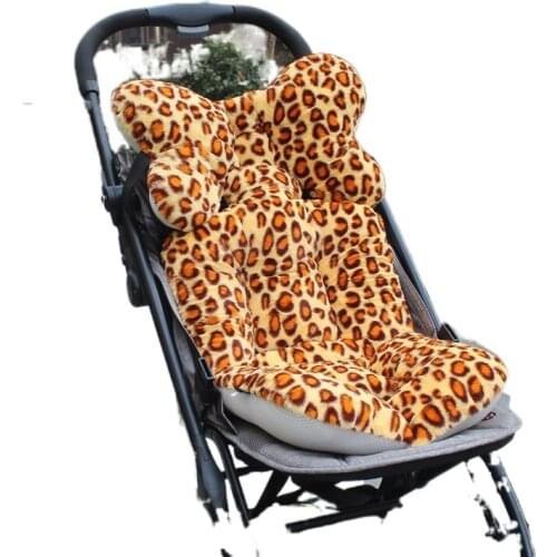 Fashion Solid Stroller Cushion Seat Cover Baby Diaper Pad Seat Pad Cotton Baby Stroller Mat Mattress Pram Stroller Accessories
