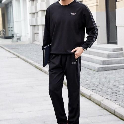 Plus size Youth 8XL 6XL 5XL 2020 NEW Mens New Casual Jacket Men Coat Comfortable Mens Jackets trousers Sports suit cotton