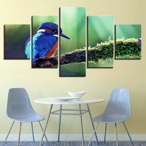 5 Piece hummingbird tree Diy Diamond Painting Cross Stitch Kits Full puzzle Drill Mosaic Embroidery Multi Panel Animal WW302