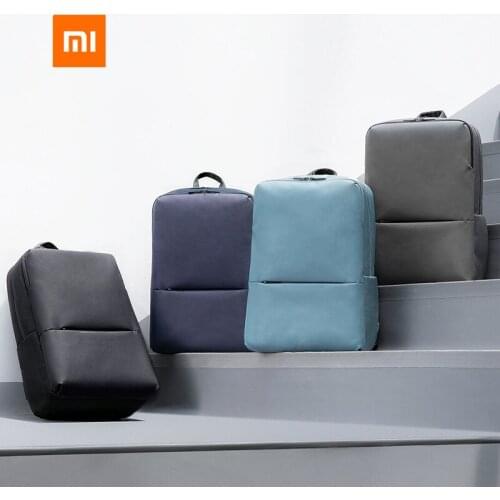 Original Xiaomi Mijia Simple Casual Backpack 2 Polyester Comfort Material 15.6 inch Men Women Bags For Business