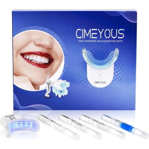 Teeth Whitening Led Accelerator Light For Yellow/Coffee/Smoke Staine Teeth No-Sensitive Gel Professional Dental Bleaching System