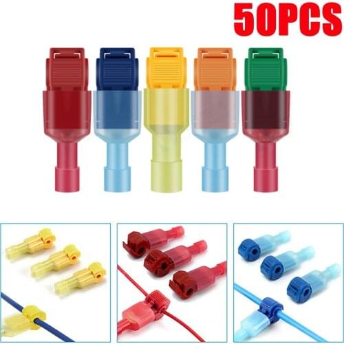 50/40/20Pcs Quick Electrical Cable Connectors Snap Splice Lock Wire Terminal Crimp Wire Connector Waterproof Electric Connector