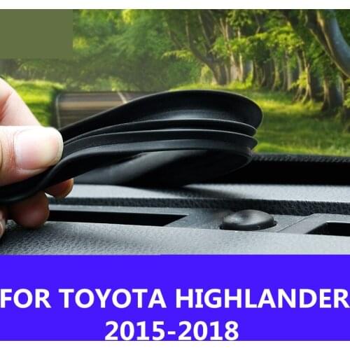 Rubber Soundproof Dustproof Sealing Strip For Auto Car Dashboard Windshield Interior decoration FOR TOYOTA HIGHLANDER 2015-2018