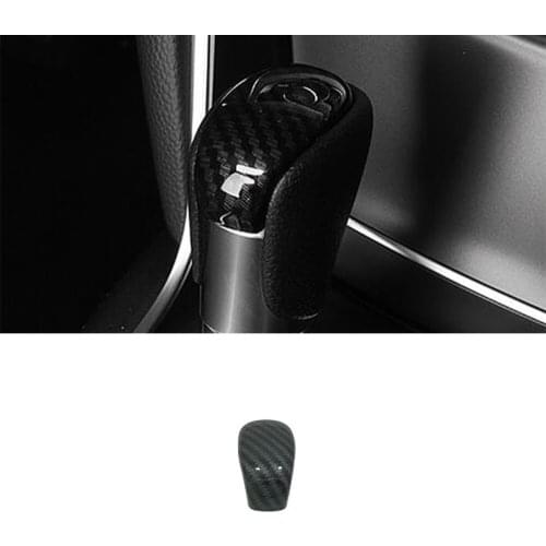 For Honda Accord 10th 2018 2019 ABS Plastic/Carbon fibre Car gear shift lever knob handle cover trim car styling Accessorie 1pcs