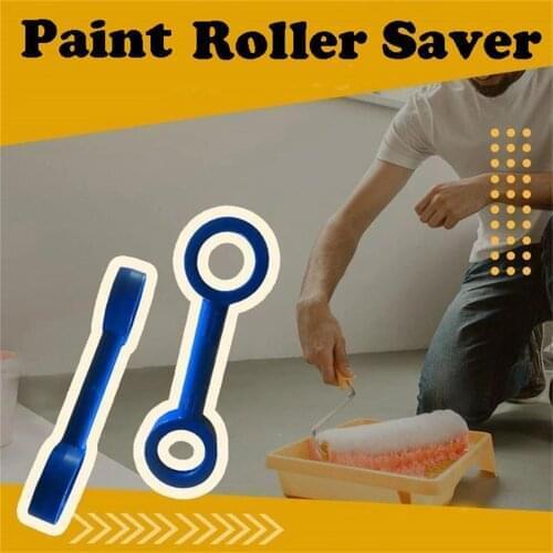 Paint Roller Sleeve Saver Cleaner Roller Cover Easy Cleaning Tool For Short and Medium Pile Rollers Clean A Roller in Seconds