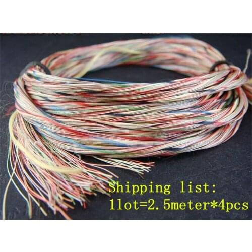 Heart of Ocean silver plated wire MINI Headphone cable Signal line weaving ear wire With shielding Network