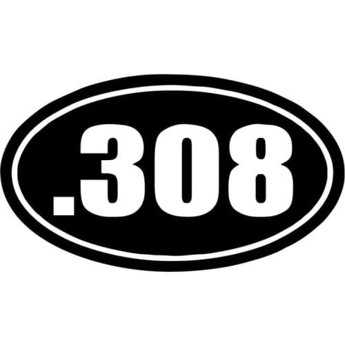 15.5x9CM .308 Funny Vinyl Decals Car Sticker Motorcycle Car-styling S8-0075