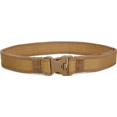 Tactical Belt New Nylon Army Belt Men Molle Military SWAT Combat Belts Knock Off Emergency Survival Belt Tactical Gear