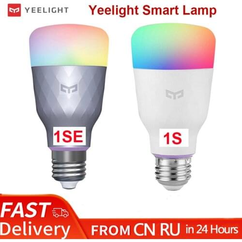 Xiaomi Yeelight Smart LED Bulb Smart Lamp 1S/1SE Colorful Lamp 800/650 Lumens E27 For Apple Homekit Mihome App Google Assistant