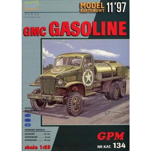 World War II General (GMC) Truck Military Mold 3D Paper Model DIY Handmade Paper Mold