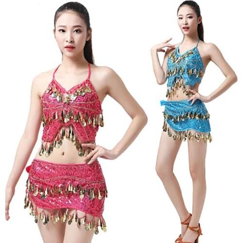 Adult Stage Performance Bollywood India Dance Wear Belly Dancing Costume Women Oriental India Dancing Clothes High Quality