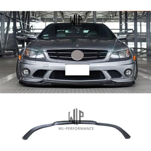 W204 High Quality Carbon Fiber Front Lip Car Styling Fits For Merceders-Benz C Class W204 GOOD HAND Car Body Kit 12-14
