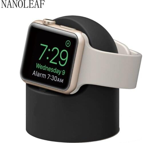 Charging Stand for iWatch Series 6 SE 5 4 3 2 1 Silicone Dock Charger Holder for Apple Watch 44M 42MM 40MM 38MM Watch Stand