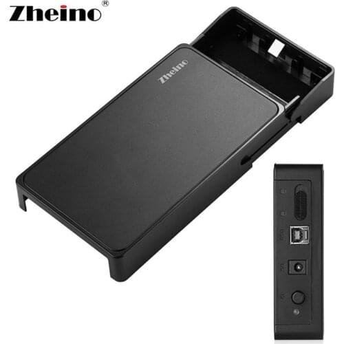 Zheino HDD Case 3.5 Inch 3.5 SATA to USB 3.0 Adapter External Hard Drive Enclosure For 3.5"SSD HDD