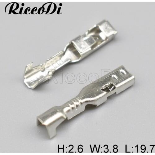 100Pcs 2.8 mm Automotive Delphi Cable Connector 15304720 Metal Pins Splices Wire Terminal Crimp Terminals