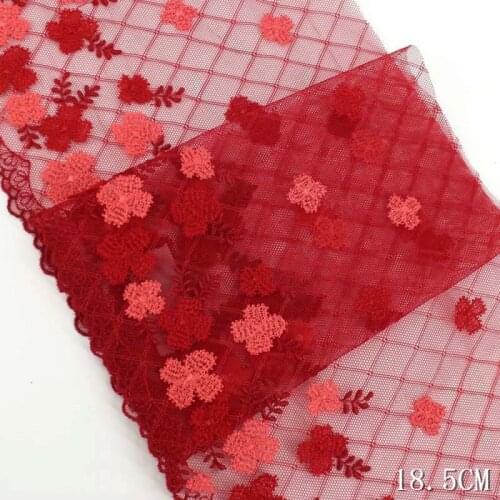 2Yards Three-dimensional Embroidery Small Flowers Lace Fabric For DIY Handmade Sewing Childrens Dress Clothing Accessories