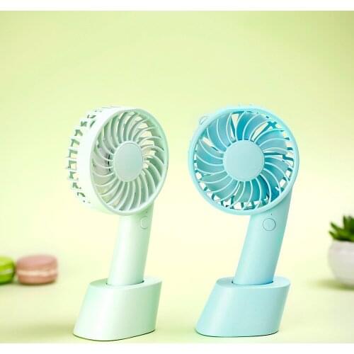 2021 Mini Handheld Portable Foldable USB Operated Electric Cooling Fan Rechargeable Battery Fan
