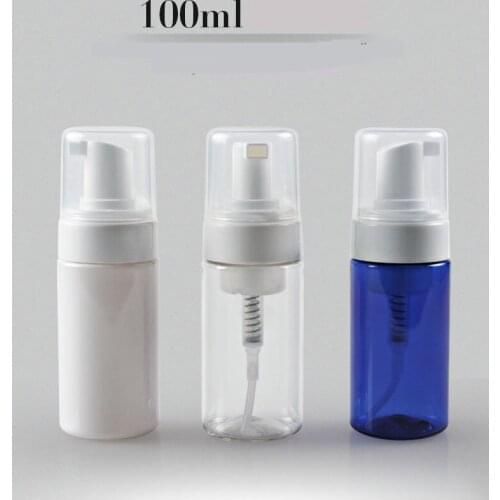 300pcs/lot 100ML foaming bottle,foaming pump,soap dispenser,plastic PET foam bottle have 3 colors for you choosing