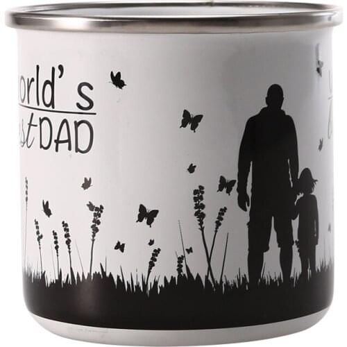350ML Enamel Family Mugs, Milk, Juice, Beverage Cup