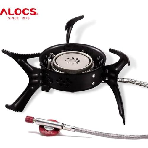 ALOCS CS-G04PRO Compact Foldable Portable 3500W Camping Cooking Gas Stove Cooker for Outdoor Backpacking Hiking Camping Furnace
