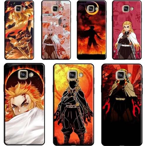 Kyojuro Rengoku Kimetsu no Yaiba For Samsung J3 J5 J7 J1 2016 2017 J4 J6 A3 A5 A7 A9 A6 A8 Plus J8 J2 Core 2018 Phone Case
