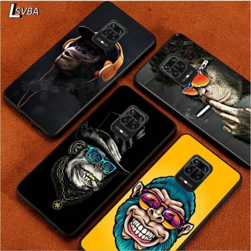 Black Cover Baby Monkey and Mom for Xiaomi Redmi K30 GO 8A 8 7 6 6A 5A 4X S2 Pro Y2 Y3 Plus Ultra Black Phone Case
