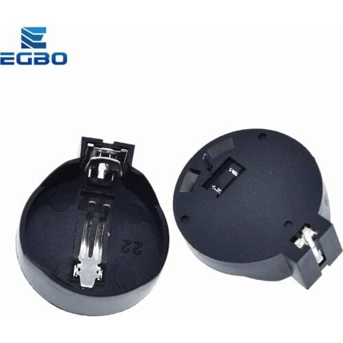 10PCS EGBO Battery Button Cell Holder Socket Case CR2032 cr2032 battery holder 2032
