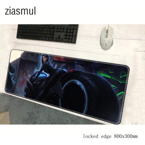 Fantasy biker pad mouse Indie Pop computer mouse pad 800x300x2mm padmouse Natural Rubber mousepad ergonomic office mat