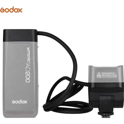 Godox EC200 1.85m Hot Shoe Remote Separate Extension Flash Head Cable Portable Off-Camera Light Lamp for Godox AD200 AD200Pro