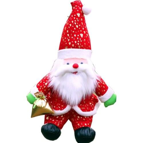 Santa doll plush toy Christmas decorations window supplies event gifts