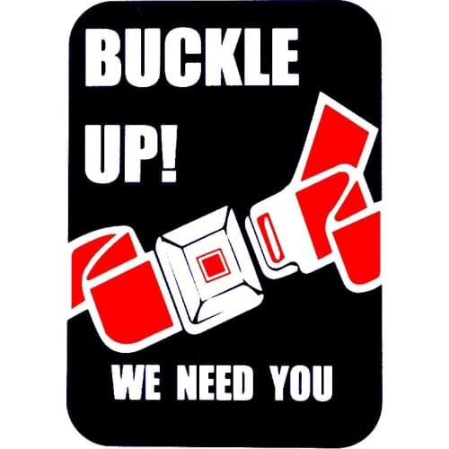 Creative Seat Belts Should Be Buckled Well Car Stickers Pvc Personality Fashion Auto Body Windows Decals Waterproof Decoration