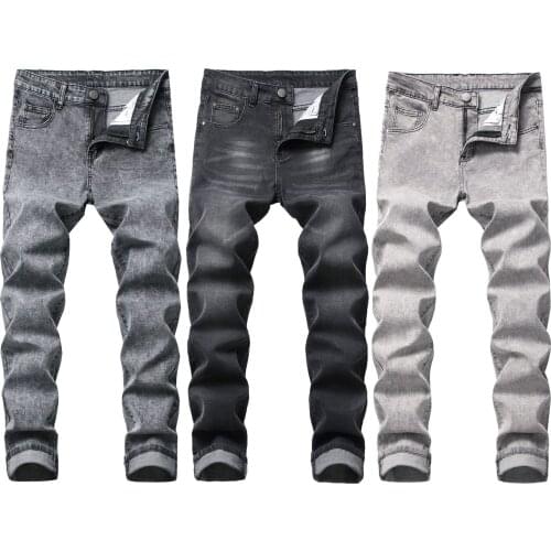 Mens Stretch Slim Jeans Hot Style North American Mens Denim Pants 8820