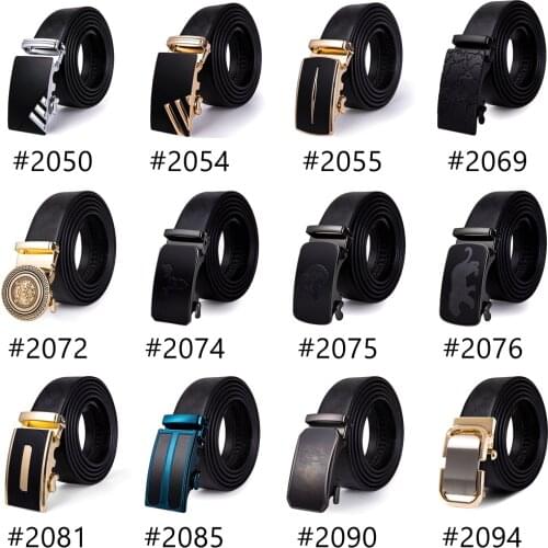 Barry.Wang PK-0070 2019 Fashion Designers Automatic Buckle Genuine Leather Luxury Strap Male Belt for Men Business High Quality