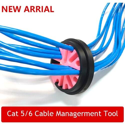 New Cable Comb - Cable Dresser, Bundler, and Organizing Tool forNetwork cable Wiring Category 5 / 6 Cable for computer room Kit