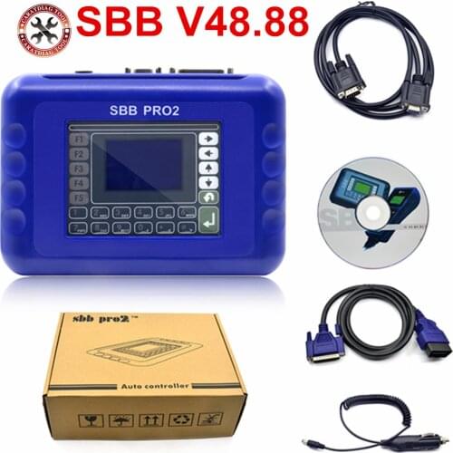 SBB Pro2 V48.88 Key Programmer Newest SBB V48.88 Support New Cars Support G Chip No Token Limitation with Multilanguages